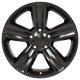 20" Replica Wheel DG65 Fits Dodge RAM Rim 20x9 Black Wheel