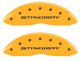 2014-2019 C7 Corvette Yellow Powder Coat Caliper Covers with Stingray Logo