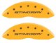 2014-2019 C7 Corvette Yellow Powder Coat Caliper Covers with Stingray Logo