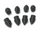 1967-1977 C3 Corvette - Plastic Luggage Rack Tips Inserts Package - 8pcs