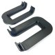 1982 C3 Corvette Collectors Edition Rear Hatch Glass Hinge Bezels Set