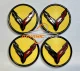 2014 - 2019 C7 Corvette Floating Center Caps (Set of 4) Custom Colors - Show Edition