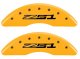 2014-2019 C7 Corvette Yellow Powder Coated Caliper Covers with Z51 Logo